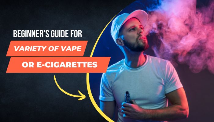 Beginners Guide for Variety of Vapes or E-Cigarettes